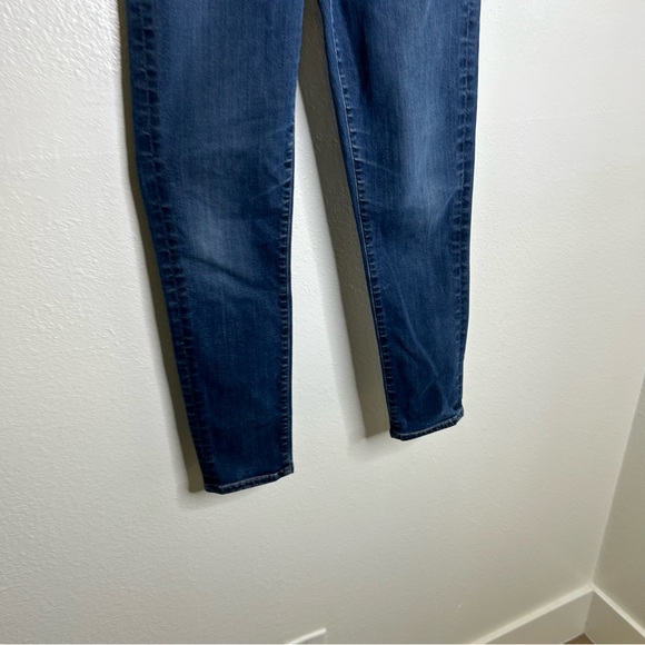 AGOLDE High Rise Dark Wash Skinny Jean 27 - Picture 4 of 15